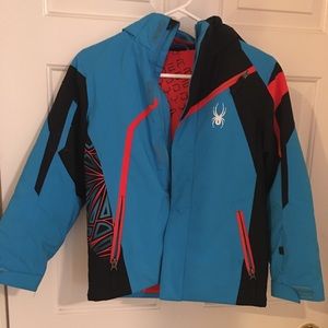 Spyder kid’s ski jacket, size 10